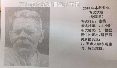 2018年天津美術學院繪畫類專業(yè)?？妓孛杩碱}.jpg